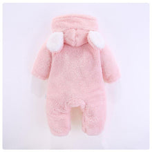 Charger l&#39;image dans la galerie, 3D Bear Design Winter Hooded Jumpsuit
