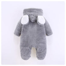 Charger l&#39;image dans la galerie, 3D Bear Design Winter Hooded Jumpsuit
