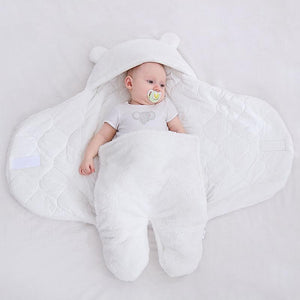 Warm Fleece-lining Swaddle Sleeping Bag