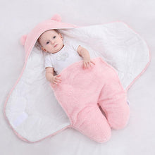 Charger l&#39;image dans la galerie, Warm Fleece-lining Swaddle Sleeping Bag
