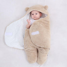 Charger l&#39;image dans la galerie, Warm Fleece-lining Swaddle Sleeping Bag
