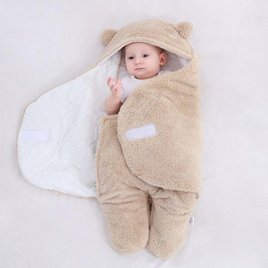 Warm Fleece-lining Swaddle Sleeping Bag