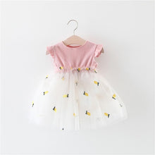 Load image into Gallery viewer, Pineapple Embroidered Tulle Dress
