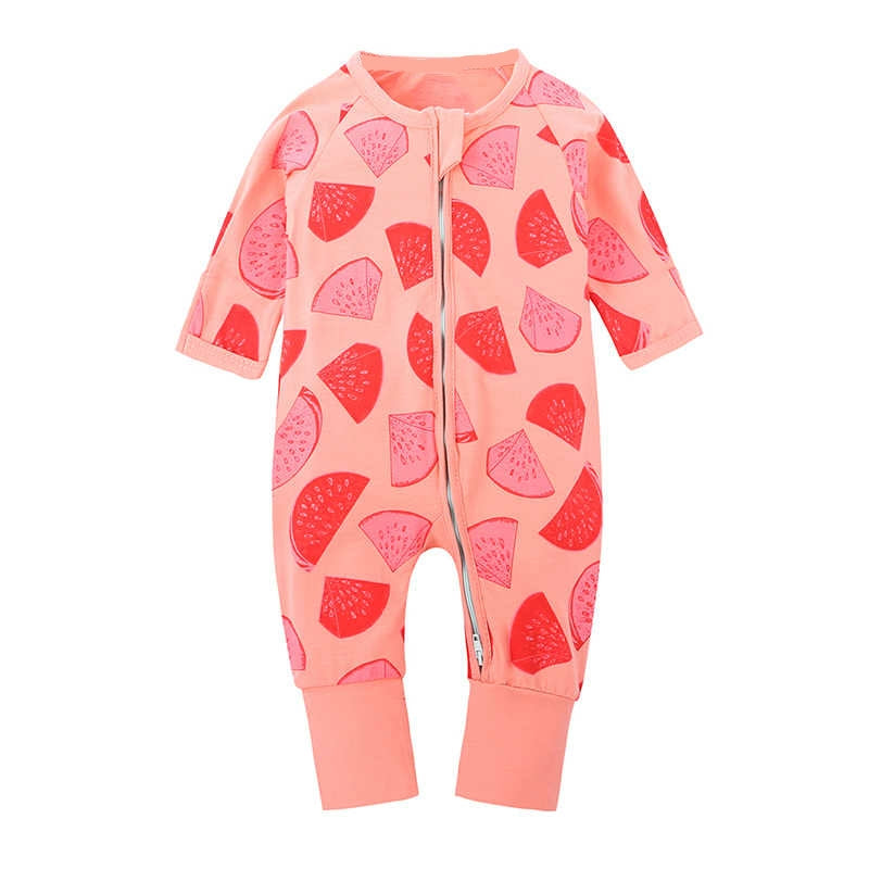 Watermelon 2 - Way Zipper Jumpsuit