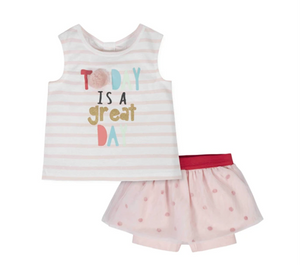 2-Piece Great Day Tank and Tutu Short Set