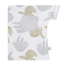 Charger l&#39;image dans la galerie, 2-Piece Baby Neutral Grey Ombre Sloth Top and Pants Set
