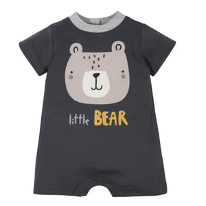 2-Pack Baby Boys Little Bear Rompers