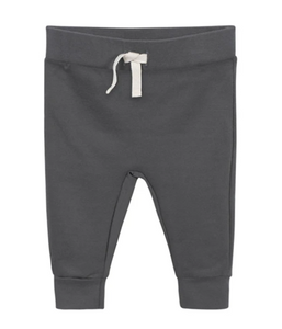 2-Pack Baby Boys Comfy Stretch Grey Organic Pants